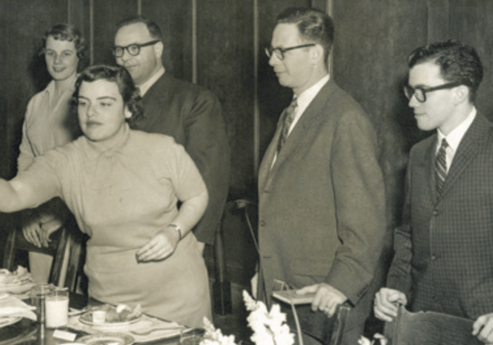 Passover seder, 1957